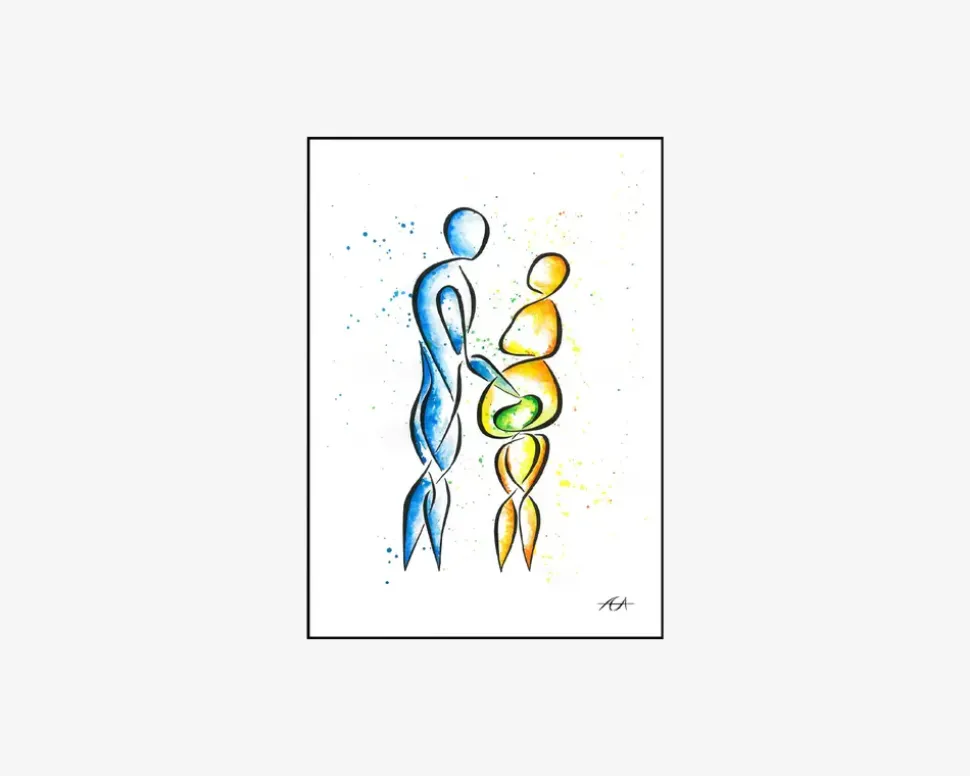 A5 Kort Gravid Malet