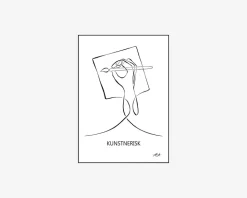 A5 Kort Kunstnerisk