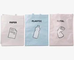 Affaldssorterings sæt pose 3 stk.