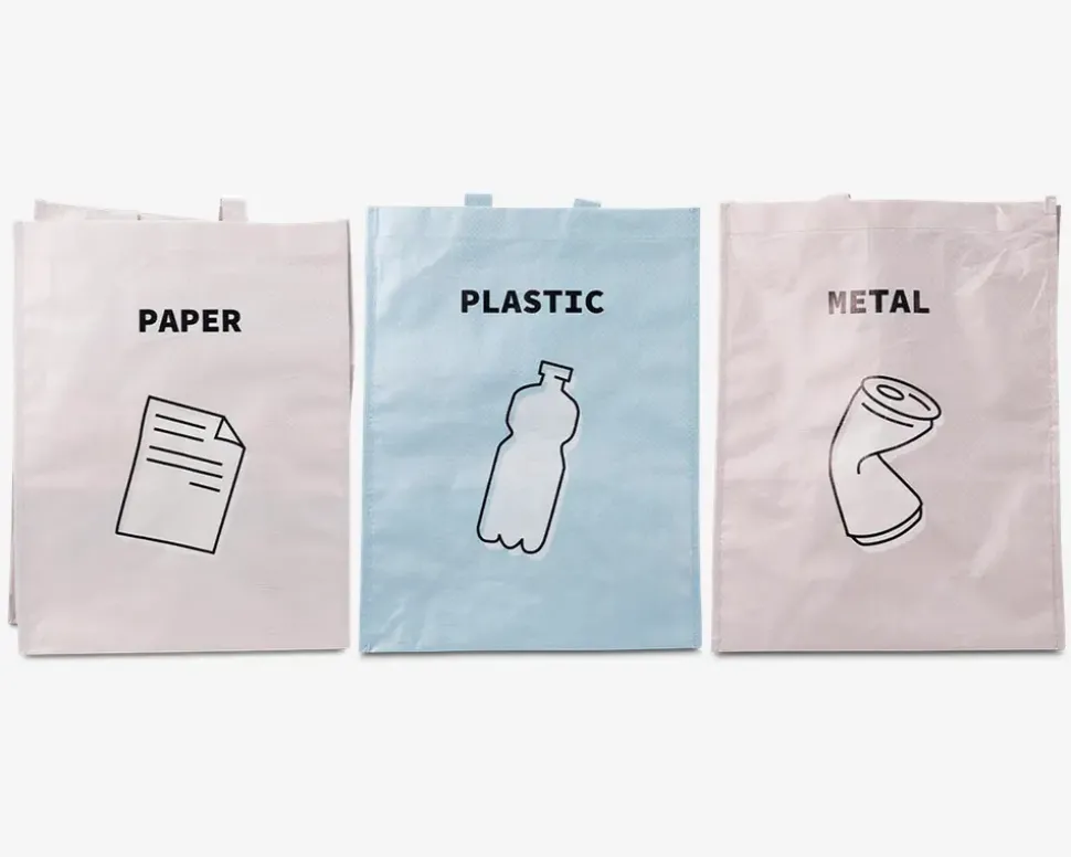 Affaldssorterings sæt pose 3 stk.