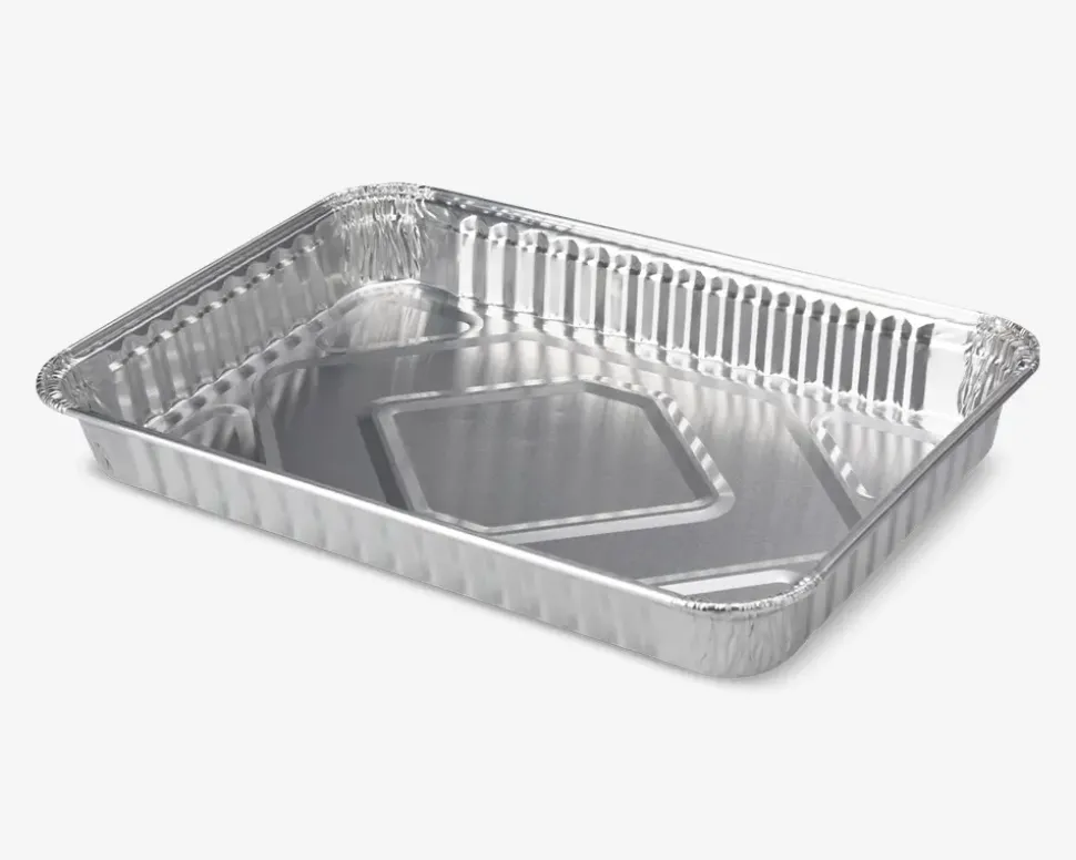 Alubakke stor 4 stk.