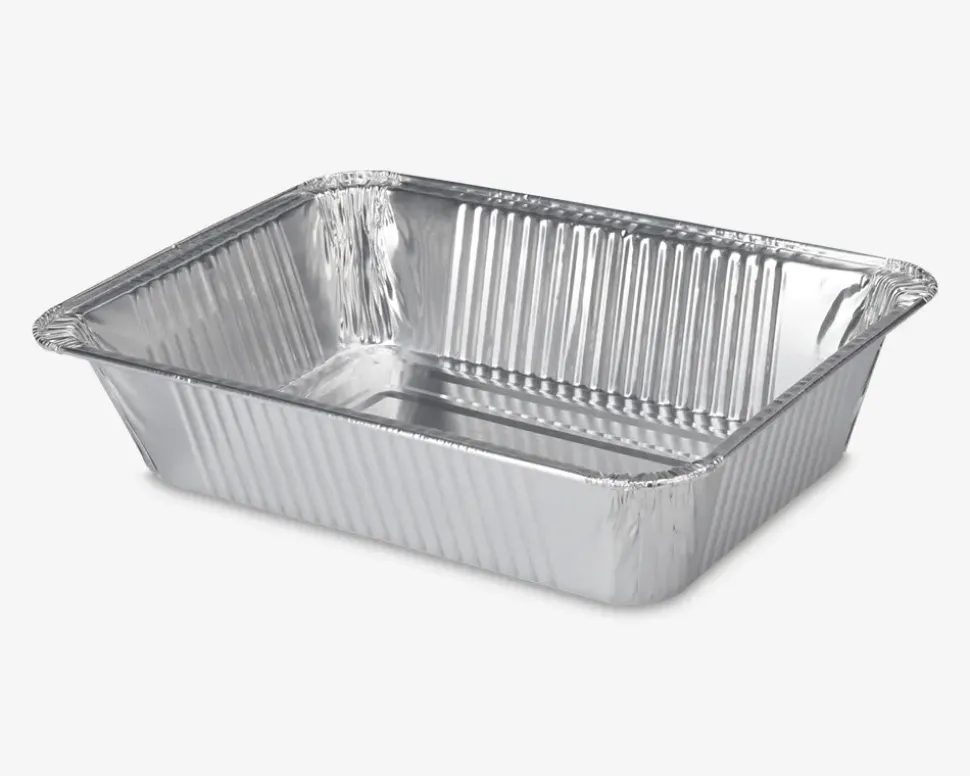 Alubakke stor med højkant 4 stk.
