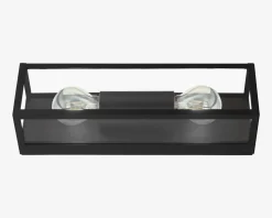 Amezola Væglampe 2 Sort H.38cm