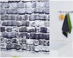 Badeforhæng Wall 180x200 cm