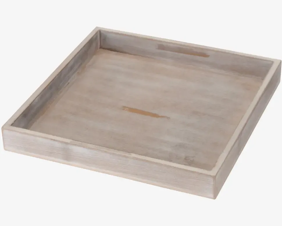 Bakke Grå Træ 25x25 cm