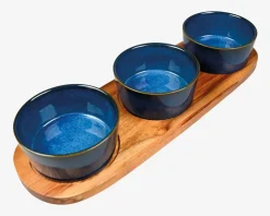 Bakke med 3 skåle H.4 x Ø.8,5 cm