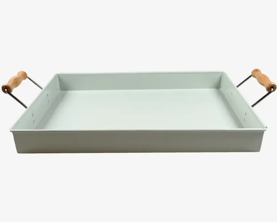 Bakke Metal Grå 39x28,5 cm