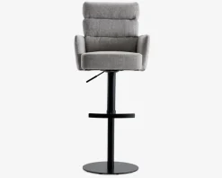 Barstol med armlæn i beige