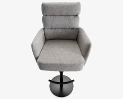 Barstol med armlæn i beige