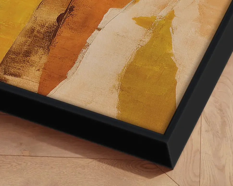 Billede Abstract Mountains 90x90 cm