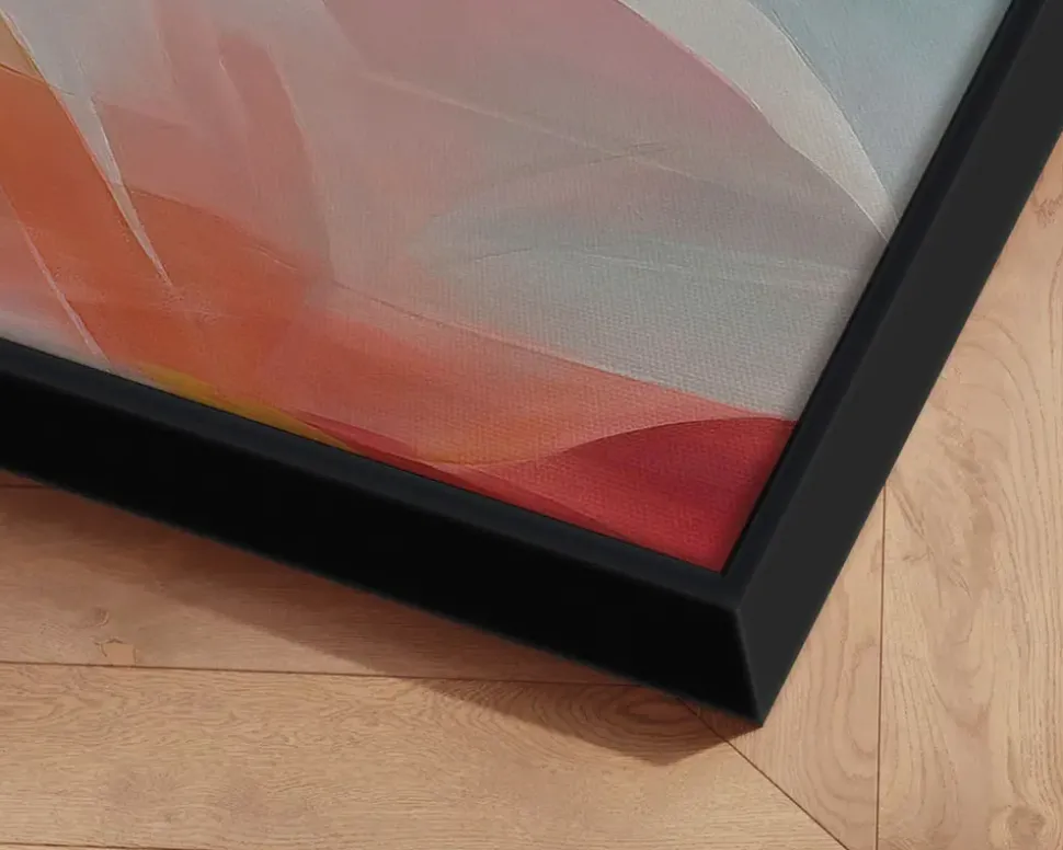 Billede Burn Lines 90x90 cm