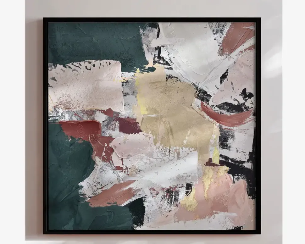 Billede Definition of green 105x105 cm