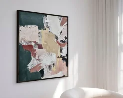 Billede Definition of green 105x105 cm