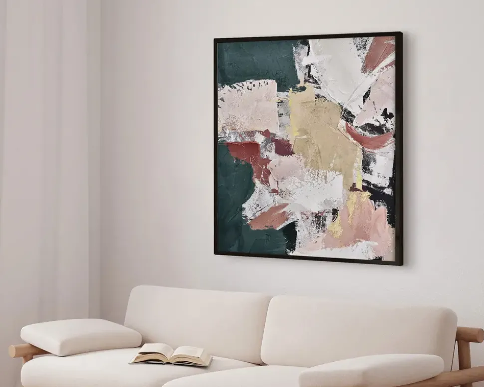 Billede Definition of green 105x105 cm