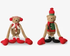 Bjørn jul hængende arme H.54 cm