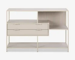 Bogreol Seaford grå m/skuffer