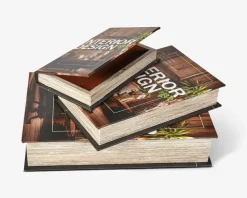 Bogæske Lille Brun 21x13x3 cm