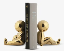 Bogstøtte Joey keramik guld H.17,2 cm