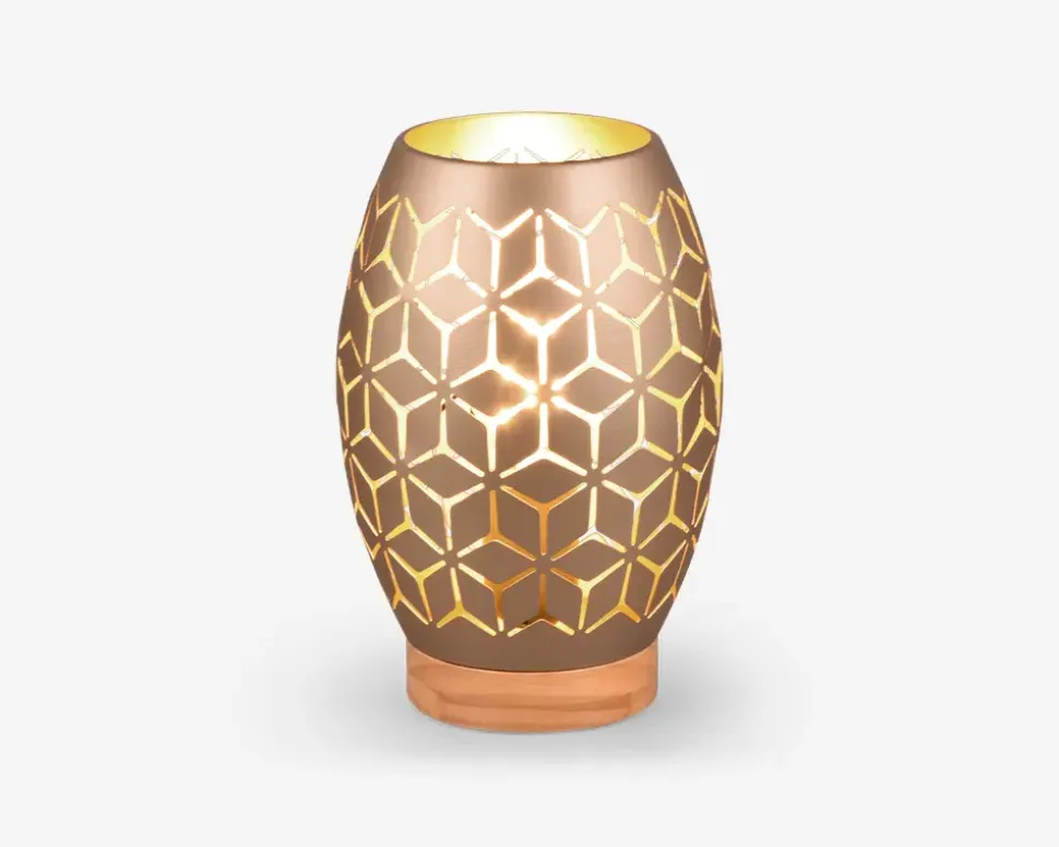 Bordlampe Bidar Coffee H.21,5 cm