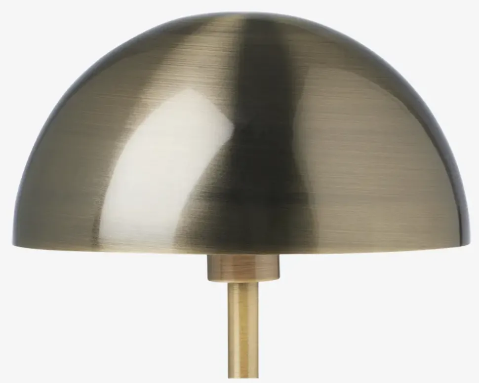 Bordlampe Boogie antik messing H.25 cm