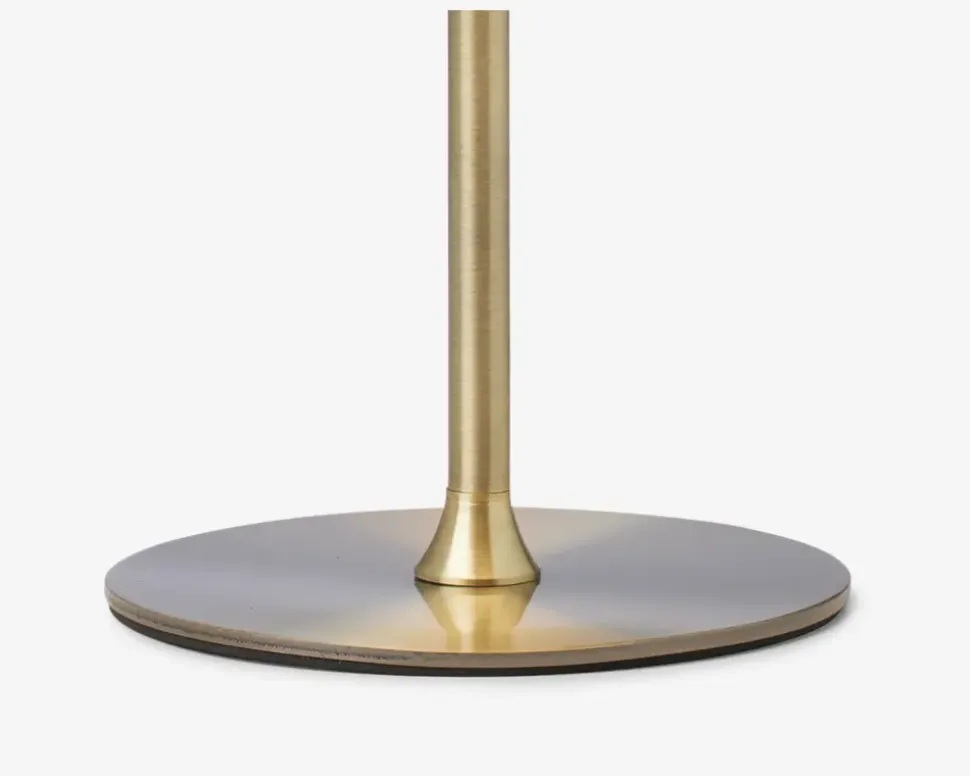 Bordlampe Boogie antik messing H.25 cm