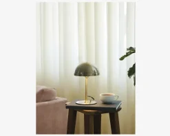 Bordlampe Boogie antik messing H.25 cm