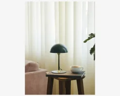 Bordlampe Boogie mørk grøn H.25 cm