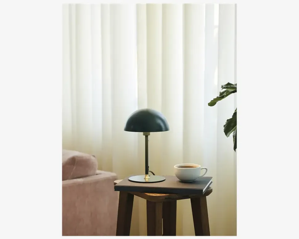 Bordlampe Boogie mørk grøn H.25 cm