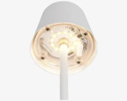 Bordlampe Diaz mat hvid H.21 cm