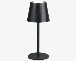 Bordlampe Diaz mat sort H.21 cm