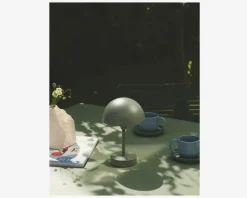 Bordlampe Ellen batteri grøn