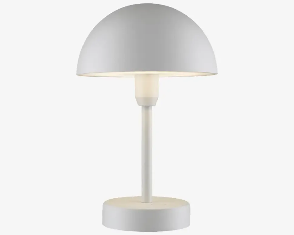 Bordlampe Ellen batteri hvid