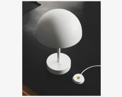 Bordlampe Ellen batteri hvid