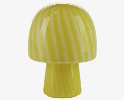 Bordlampe Funghi Gul H.27 cm