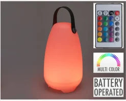 Bordlampe Genopladelig H.26 cm