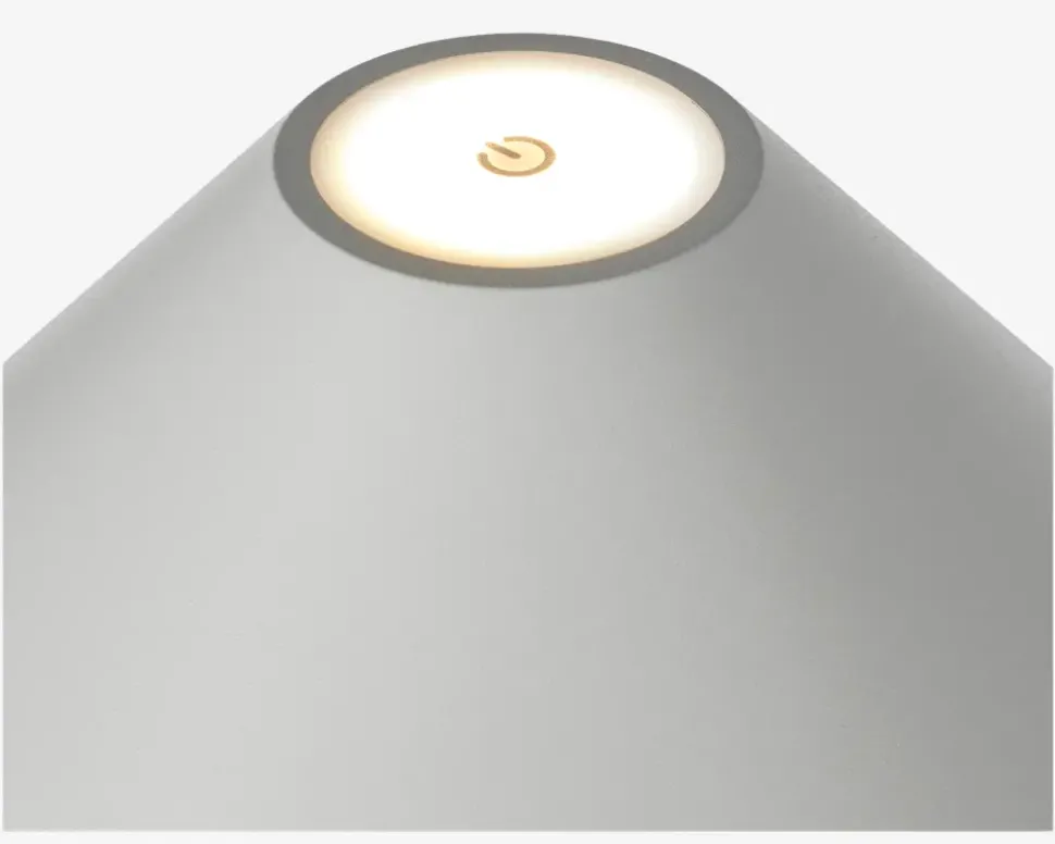 Bordlampe Hygge rødbrun H. 25 cm