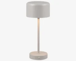 Bordlampe Jeff grå H.30 cm