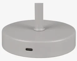 Bordlampe Jeff grå H.30 cm