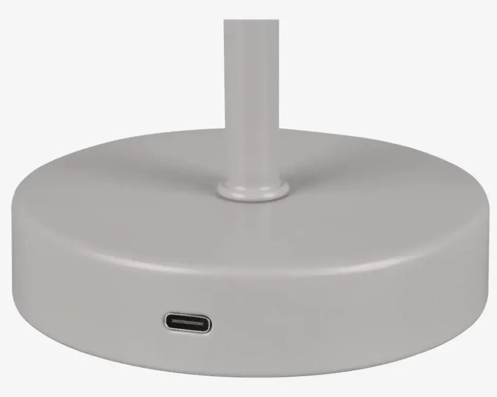 Bordlampe Jeff grå H.30 cm