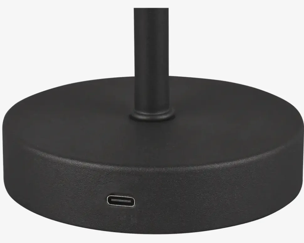 Bordlampe Jeff mat sort H.30 cm