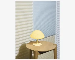 Bordlampe Mini Mus creme H.17 cm