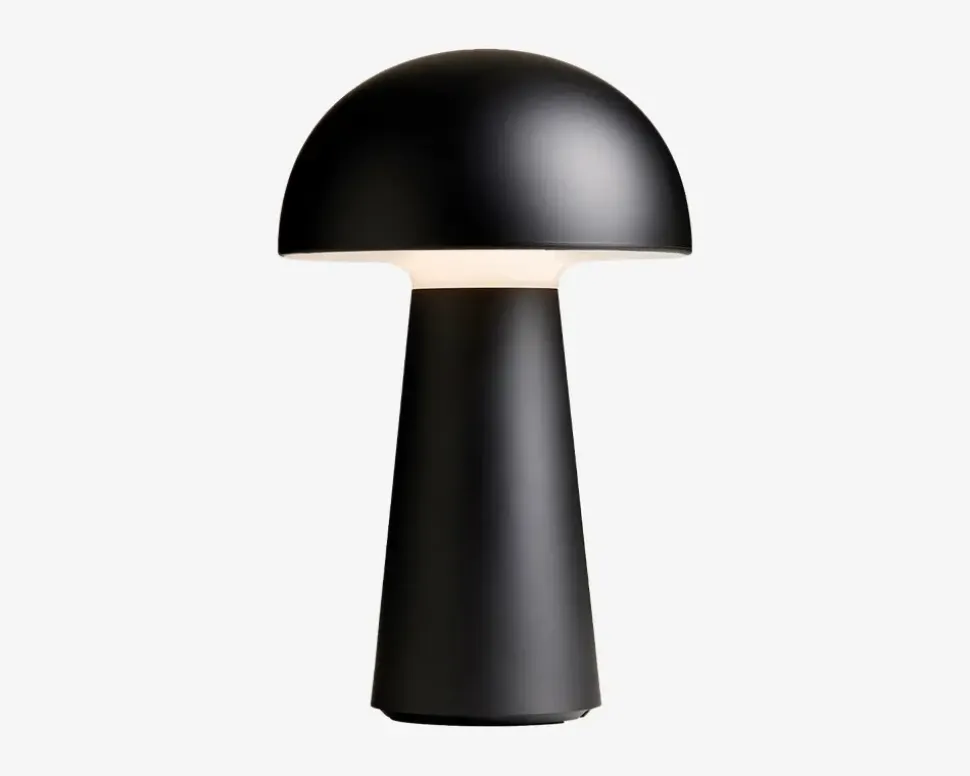 Bordlampe Move Me sort LED H.21,5 cm