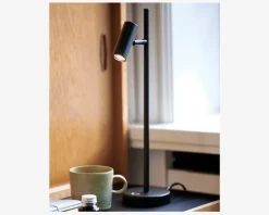 Bordlampe Omari Sort H.40 cm