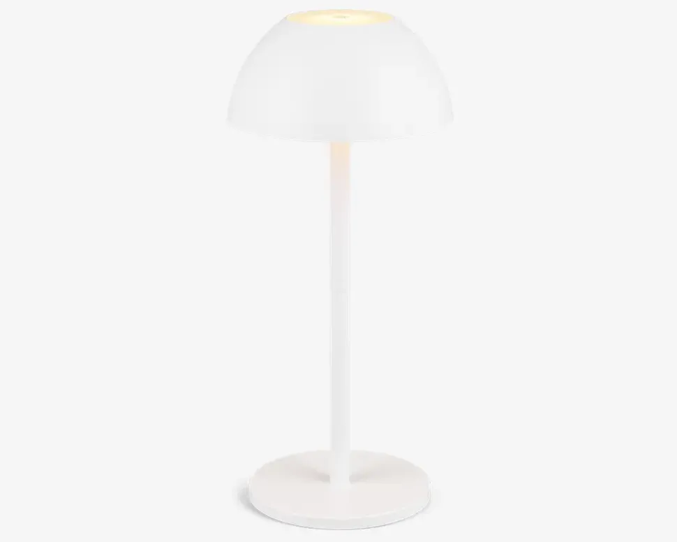 Bordlampe Ricardo mat hvid H.30 cm