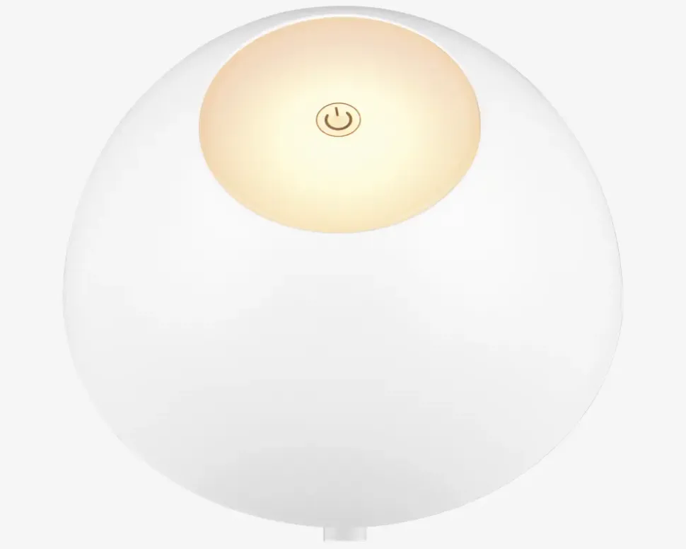 Bordlampe Ricardo mat hvid H.30 cm