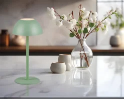 Bordlampe Ricardo pistacie grøn H.30 cm