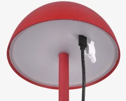 Bordlampe Ricardo rød H.30 cm