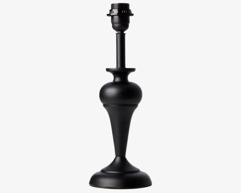 Bordlampe Silke Sort H.37cm