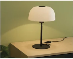 Bordlampe Solo 2 Sort/Hvid H.41,5 cm