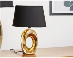 Bordlampe Taba Guld H.33 cm